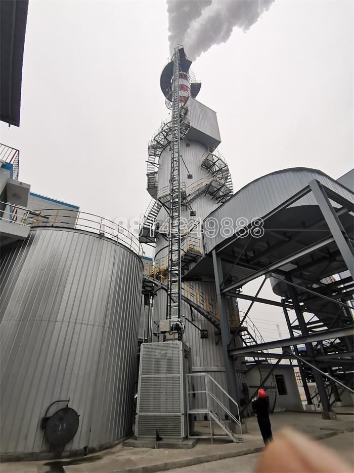 脫硫塔吸收塔安裝升降機(jī)施工